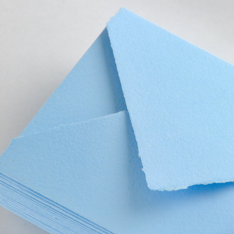 Büttenpapier Umschläge French Blue