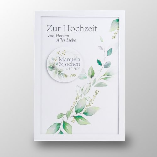 Hochzeitskarte "Von Herzen"