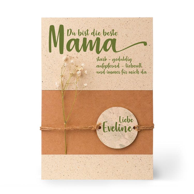 Dankeskarte "Liebe Mama" zum Muttertag