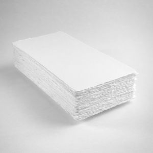 Büttenpapier Menükarten, weiß, ca. 350 g/m²